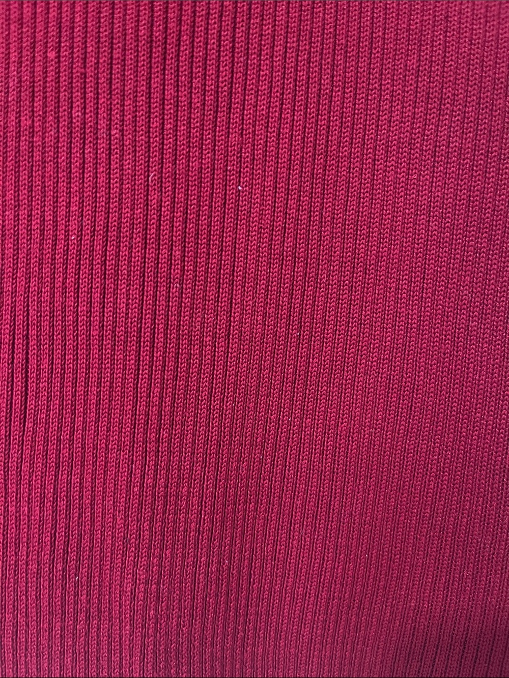 TRILOGY Women’s 100% Silk Deep Red Sleeveless Knit Top - Picture 3 of 7